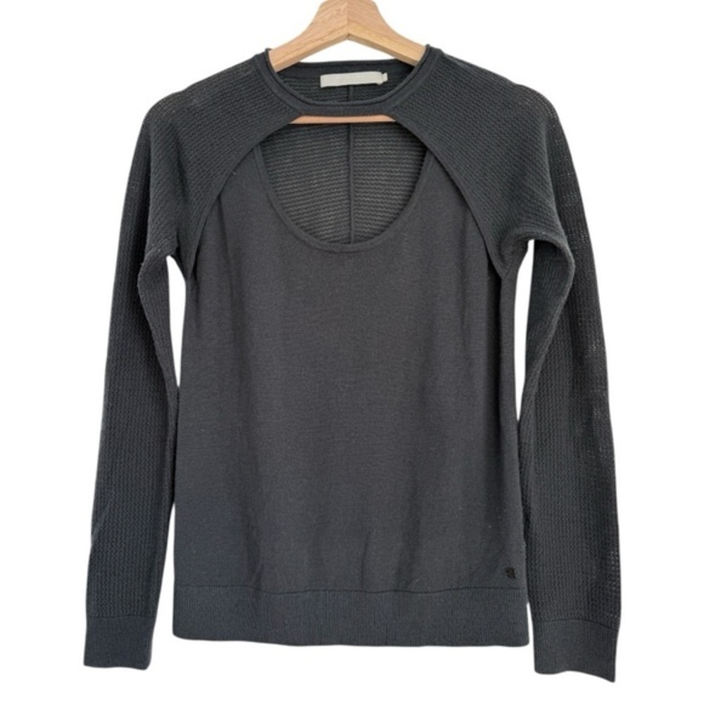 One Grey Day Los Angeles Crew Neck Wool Pullover Sweater size XS